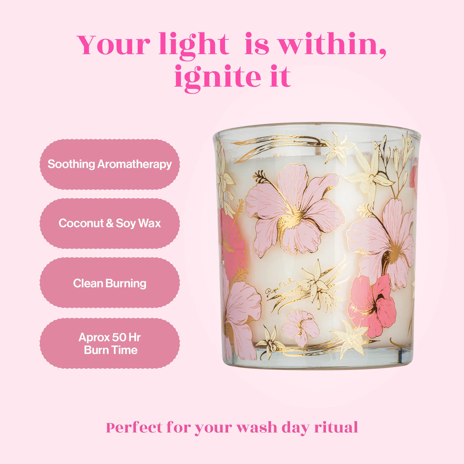 Limited-Edition Flor de Hibiscus Candle